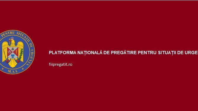Fii pregătit înainte ca o situație de urgență să apară!