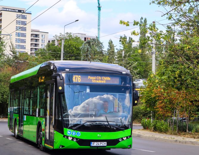 Alege transportul public electric – împreună construim un oraș mai curat!